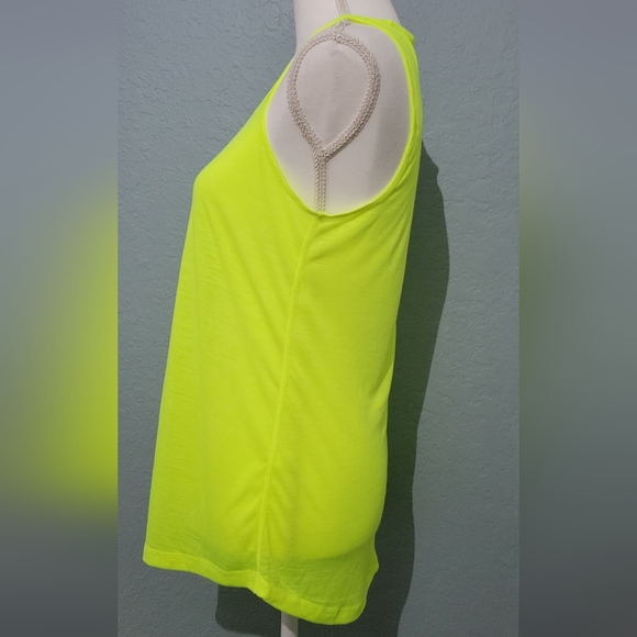 Ideology Neon Yellow Tank Top NWOT - Picture 4 of 8